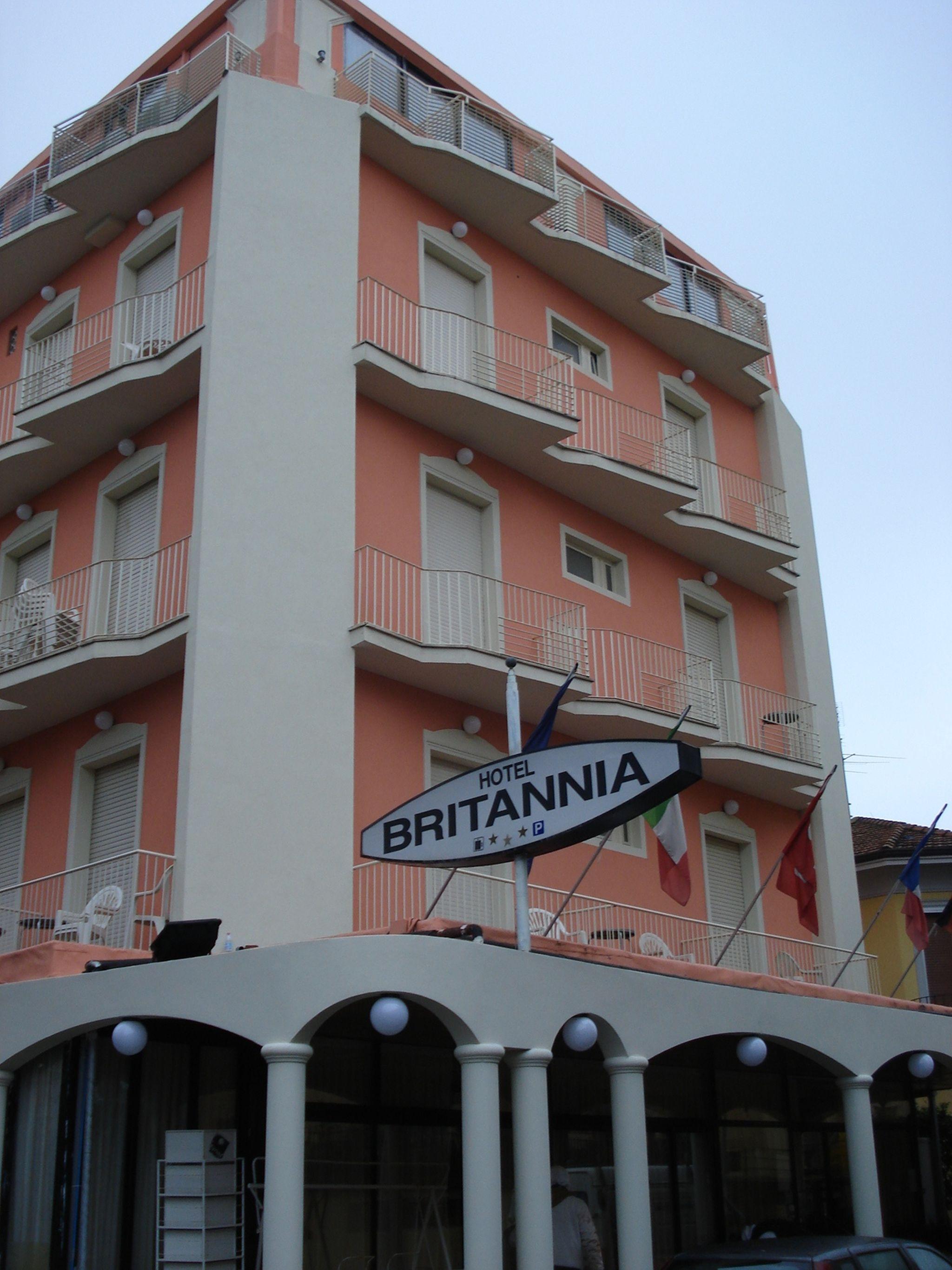 Hotel Britannia Rimini Marina Centro Exteriér fotografie